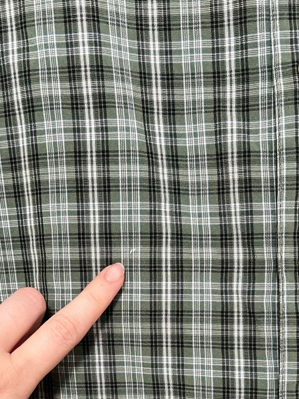 The North Face Green Plaid Short Sleeve Button Down Shirt